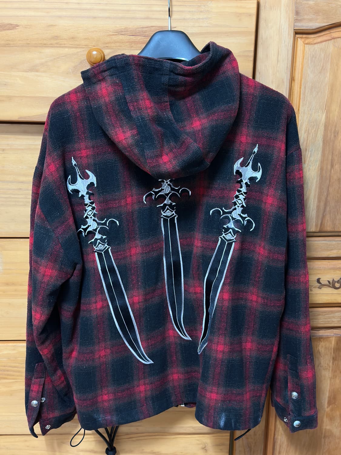 떠그클럽 Arab Sword Flannel Zip-up/2size판매 상품이미지2