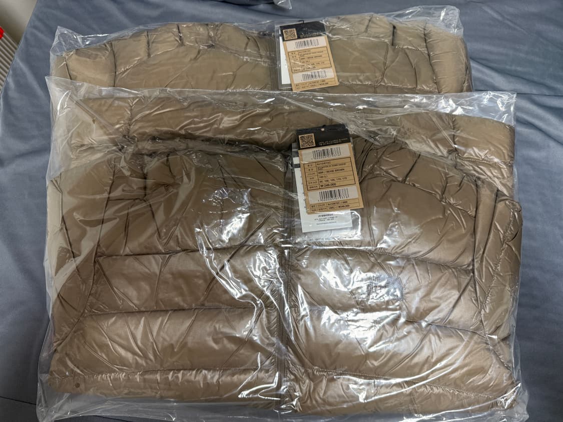 노스페이스 마티에르 EX RDS 다운 후디 베이지 그레이 - 25FW 상품이미지1