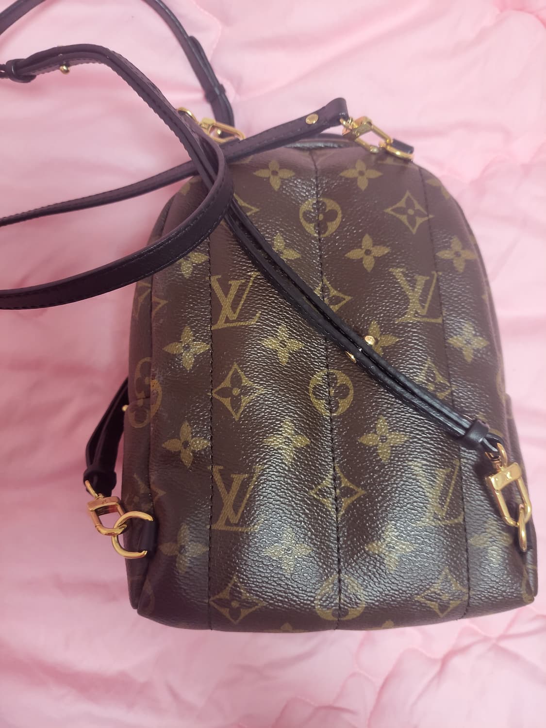 정품)급처상태좋음!루이비통 팜 스프링스 미니 백팩 가방 공홈가 362만원 상품이미지4