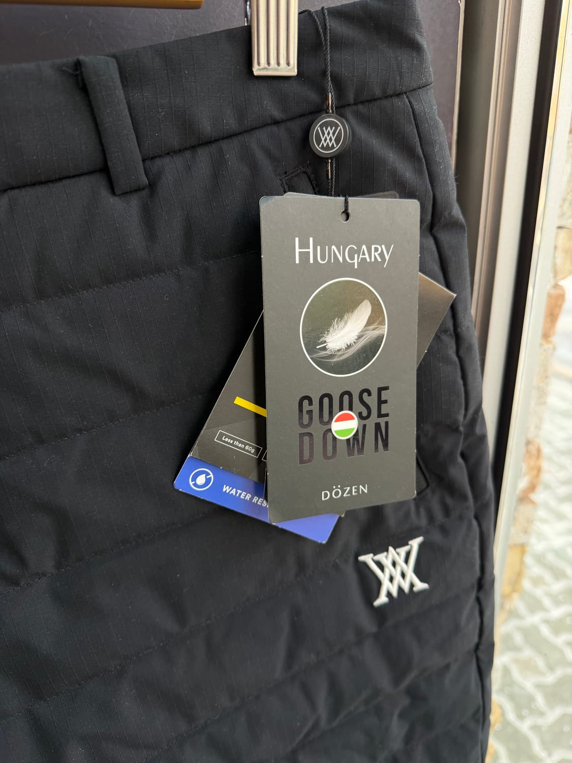 L(82)/ 어뉴 구스다운 로고 패딩팬츠(새상품) 상품이미지6