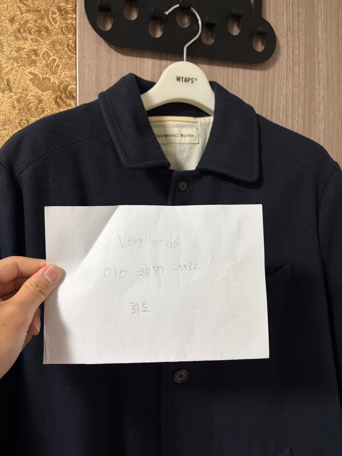 유니버셜웍스 탑코트 네이비M 상품이미지3