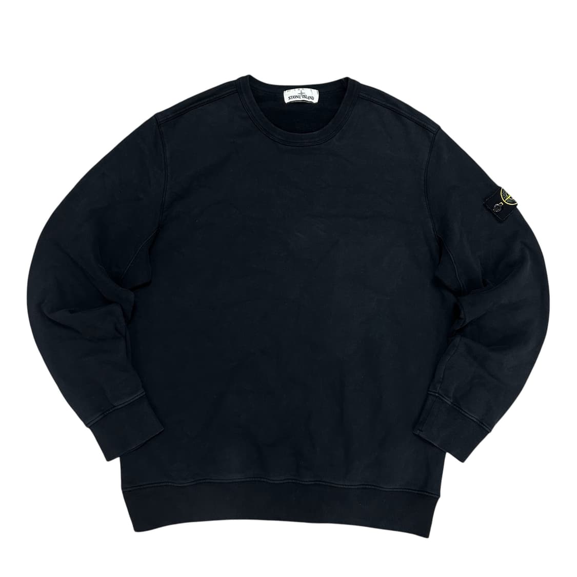 스톤아일랜드 블랙 와펜 맨투맨(2XL) 상품이미지1