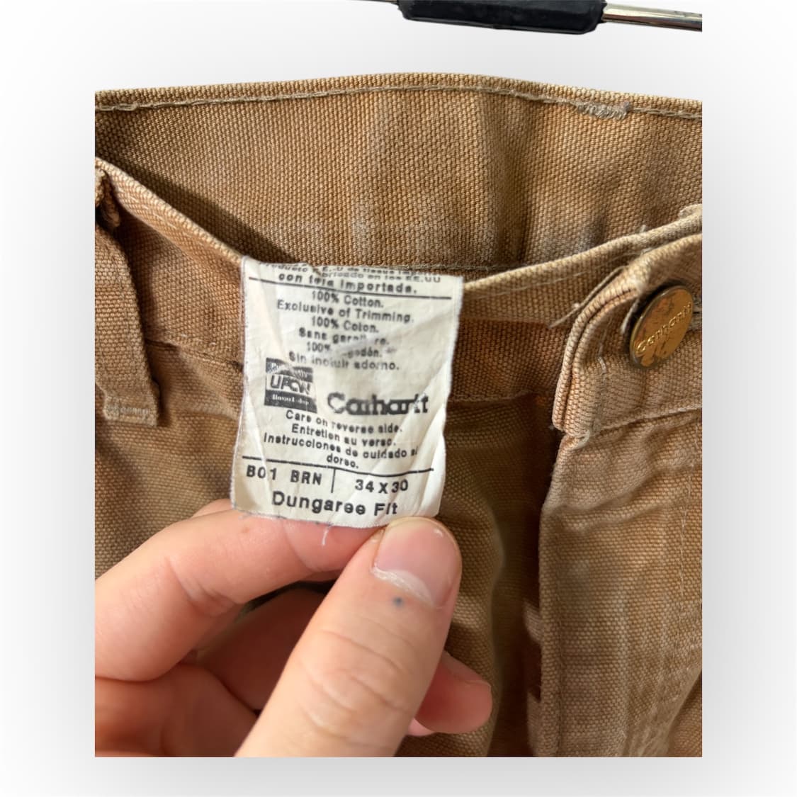 Carhartt 더블니 Dungaree Fit Work Pants 상품이미지6