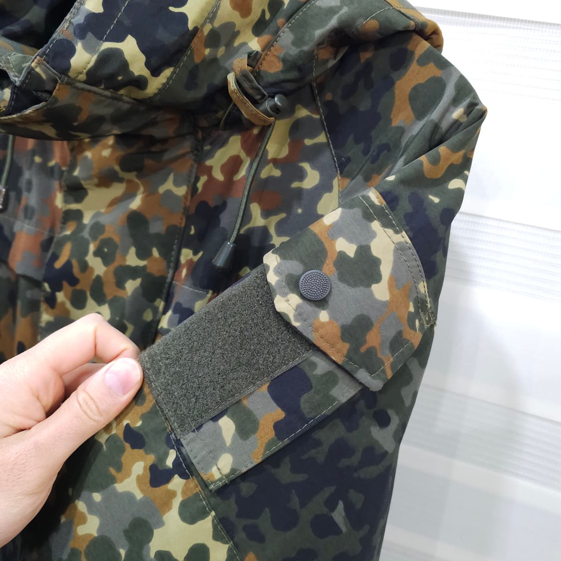 밀텍(Mil-Tec) 독일군 플렉탄 카모 방수 자켓- M-L 정도 상품이미지5