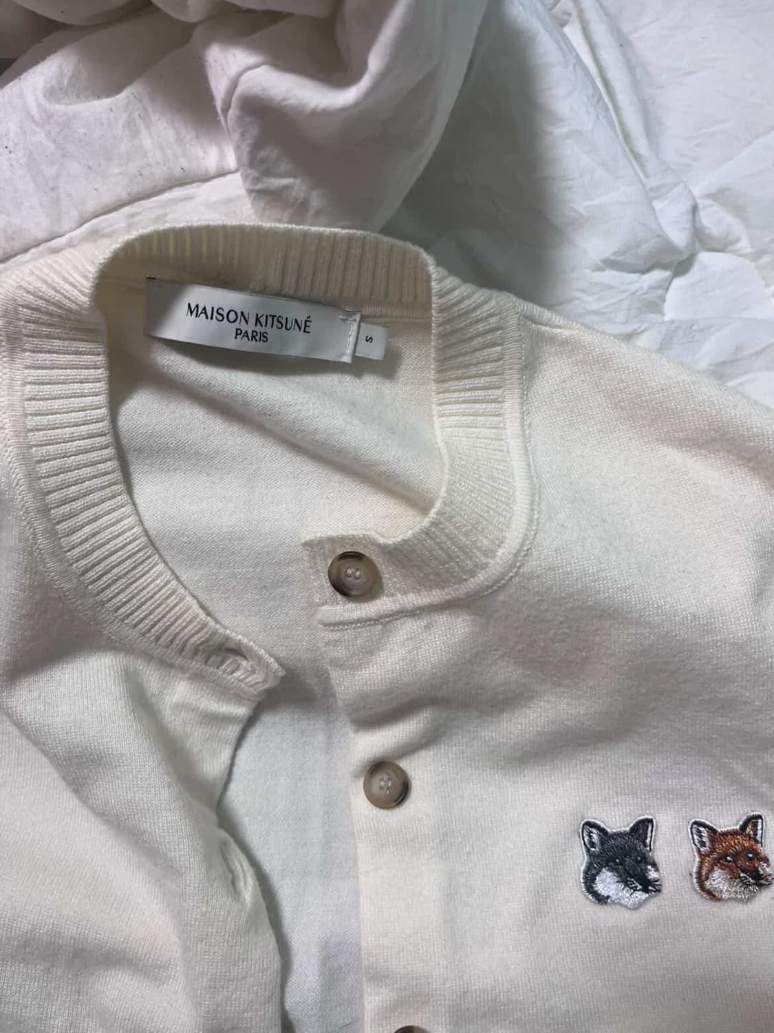 메종 더블폭스 가디건 상품이미지1