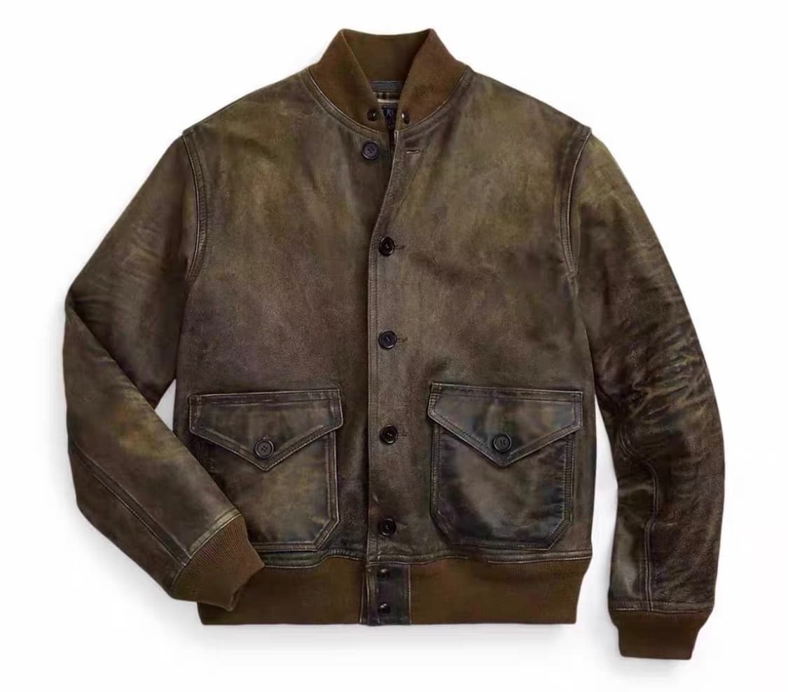 RRL 인디고 레더보머자켓 L 상품이미지1