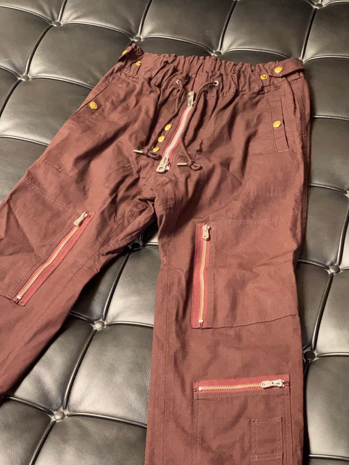 솔로이스트 지퍼 팬츠 48 상품이미지3