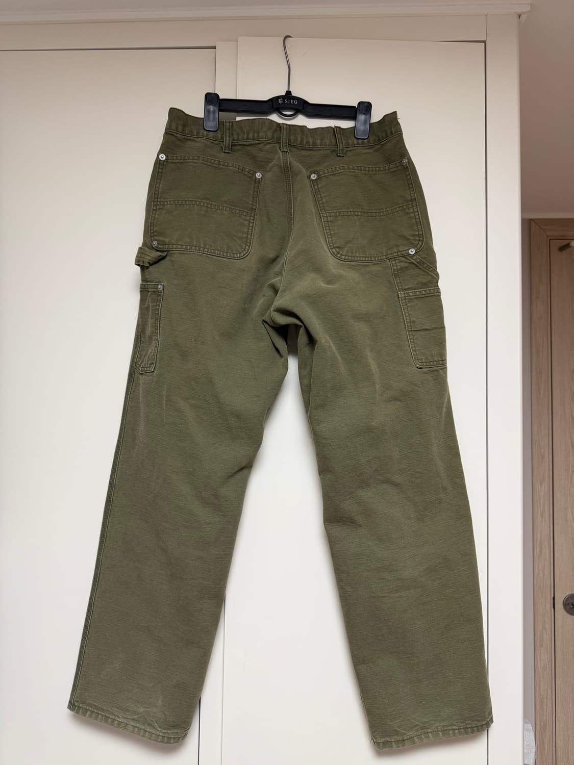 [0] 블라인드파일즈 카펜터 싱글니 팬츠 올리브 상품이미지2