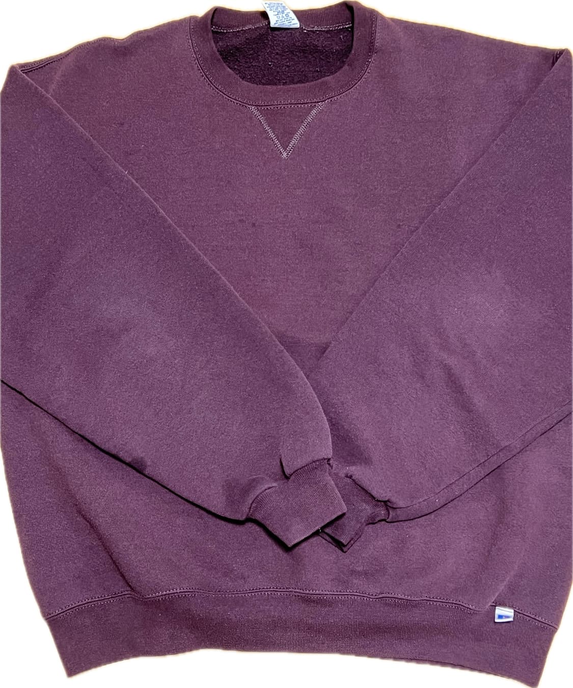 90s 러셀 스웻셔츠 버건디 퍼플 상품이미지1