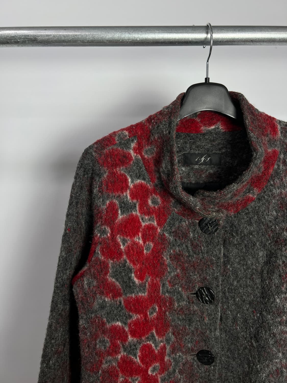 빈티지 패턴 울 자켓 상품이미지2