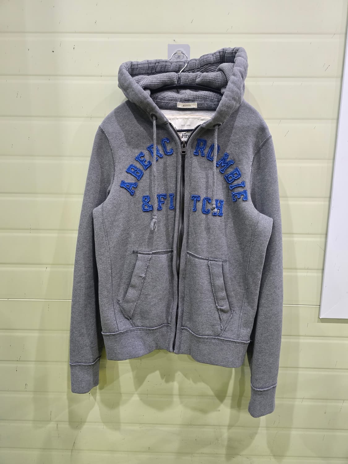 Y2K 아베크롬비 그레이 후드집업 상품이미지2