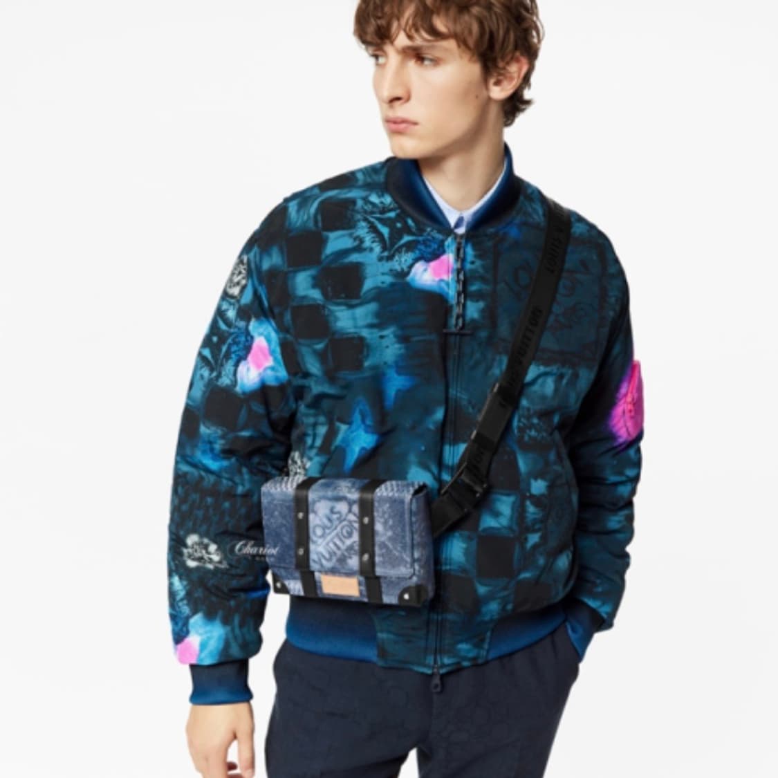 [S+급/46] 루이비통 솔트 다미에 봄버자켓  풀구성 상품이미지9