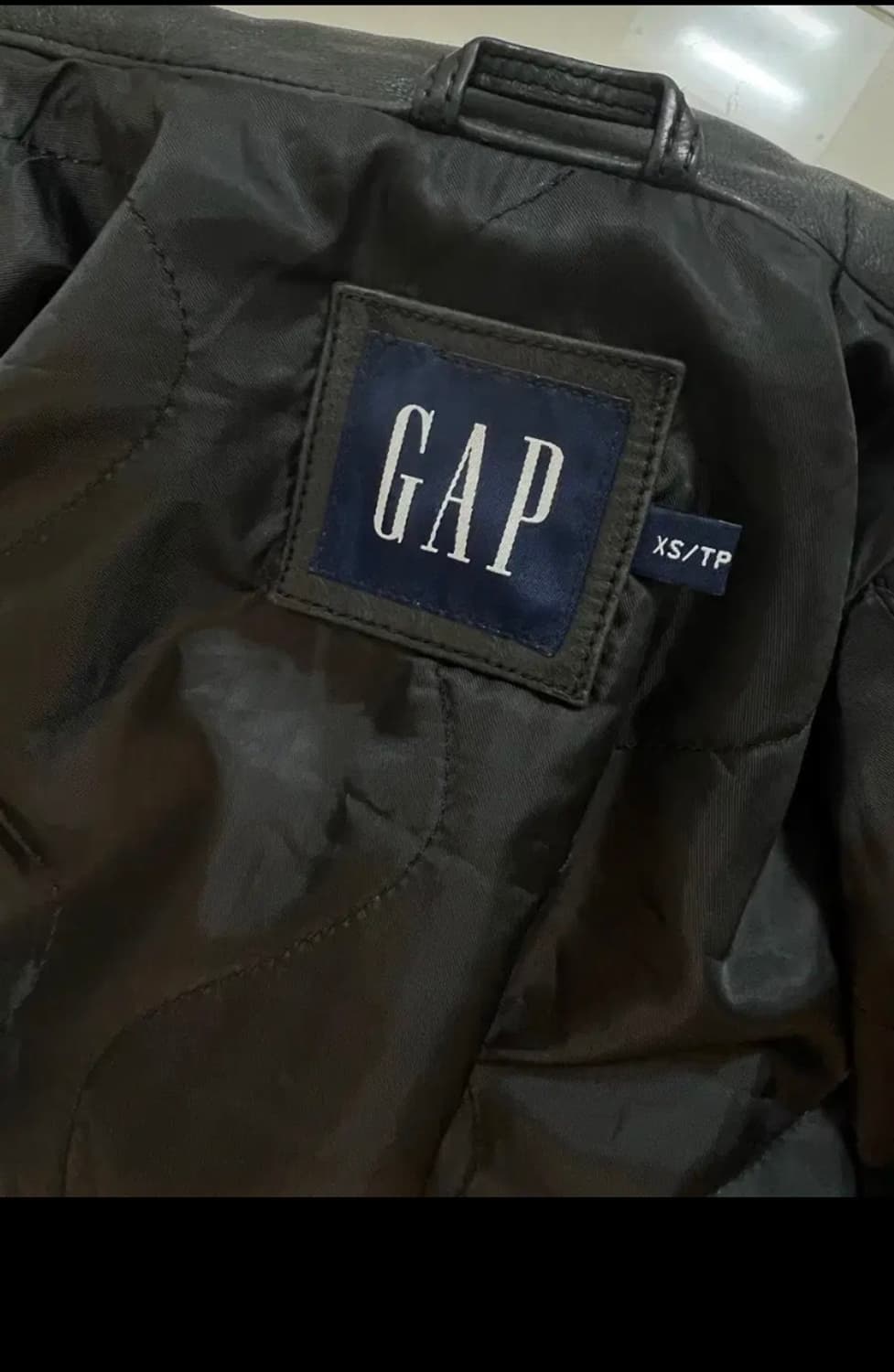 올드갭 레더 카코트 xs 상품이미지2