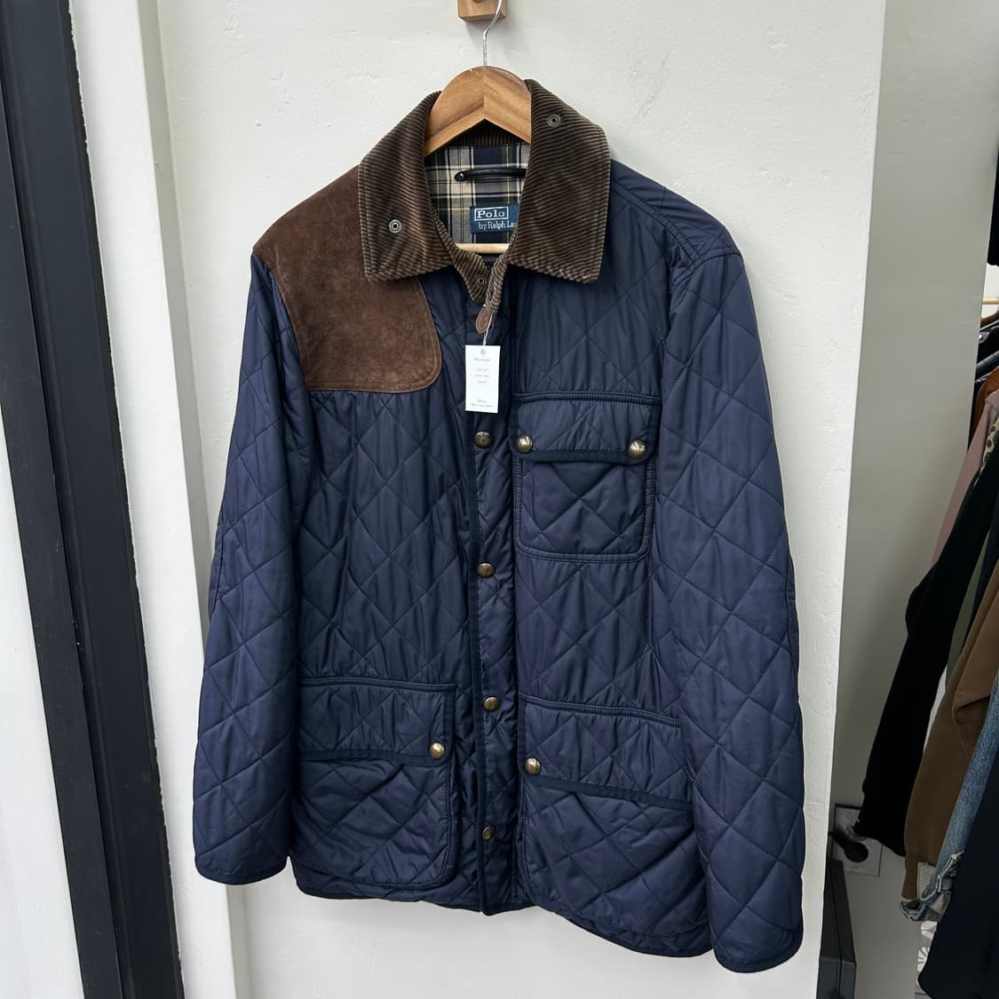 15267- 폴로 랄프로렌 네이비 캠튼 퀄팅 자켓 상품이미지2