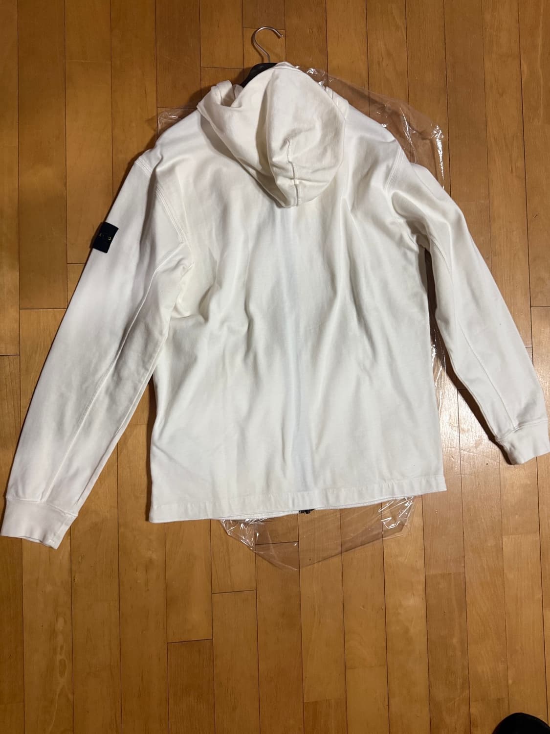 스톤아일랜드 후드 집업 (L size 아이보리) 상품이미지3