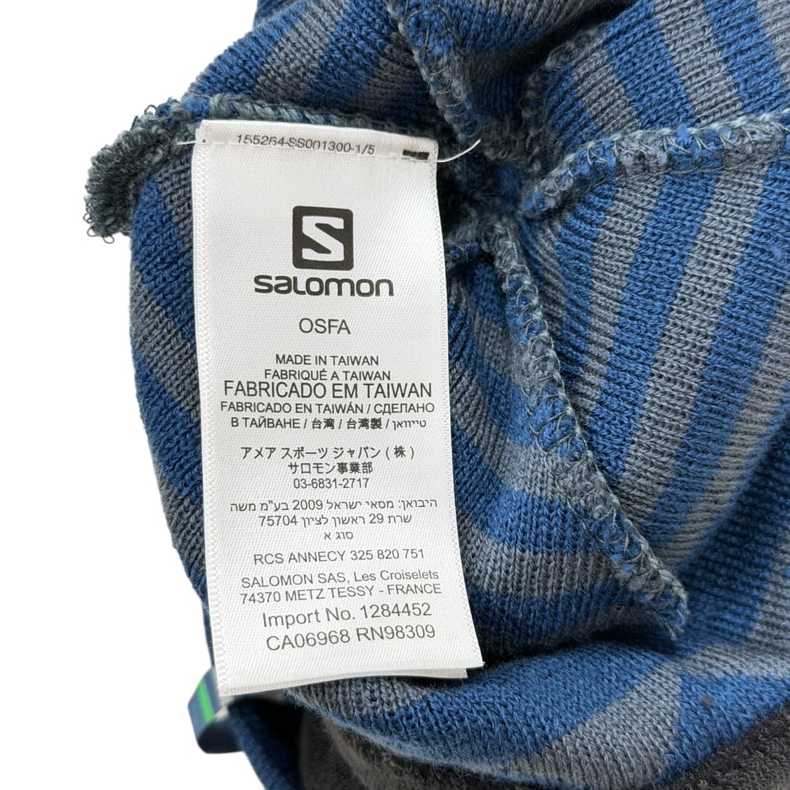 살로몬 눈꽃 털 방울 비니 모자 블루 상품이미지4