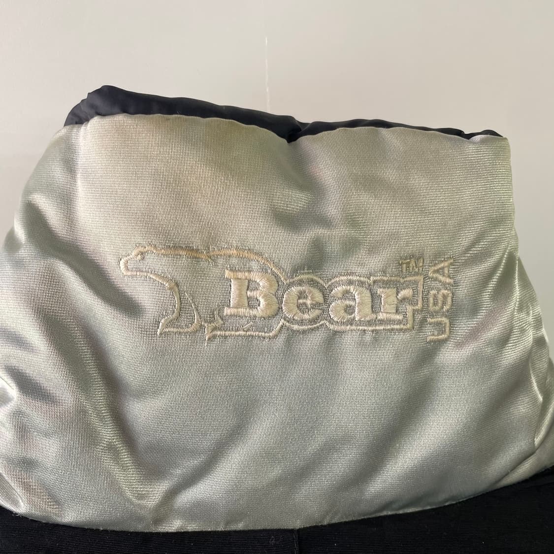 90s 베어 리버시블 패딩 눕시 상품이미지7