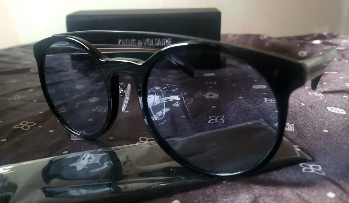 [미사용 새상품] 쟈딕앤볼테르 블루 틴트렌즈 선글라스 상품이미지1