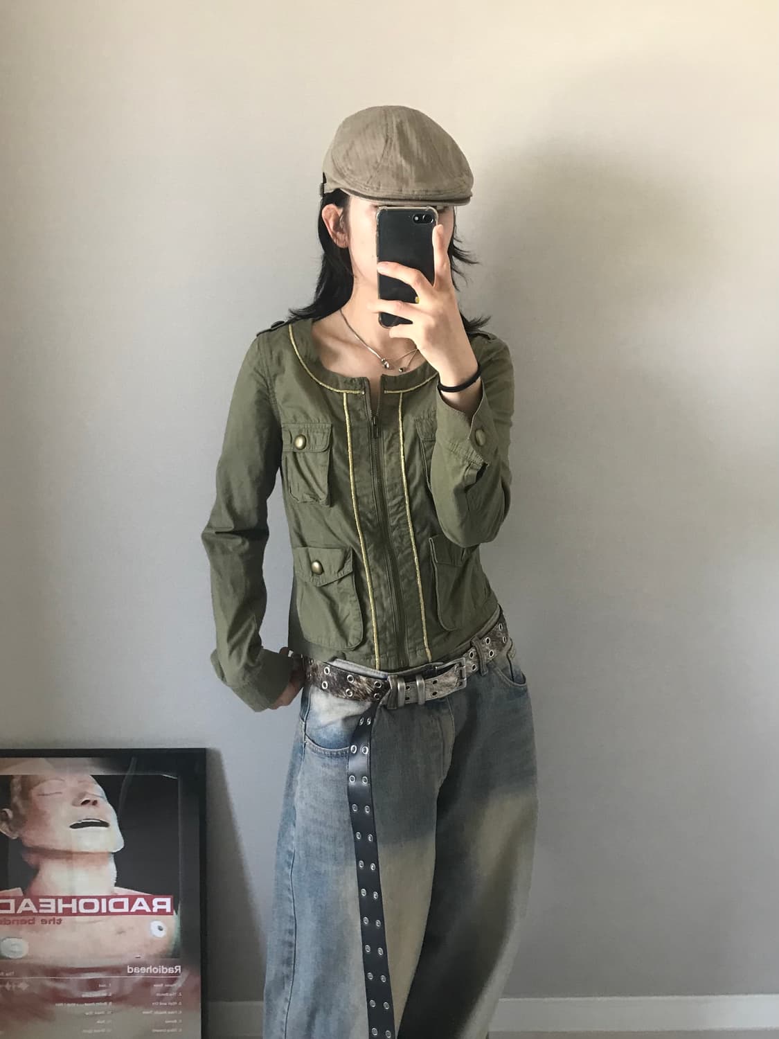 JPN 포켓 카키 자켓 상품이미지1