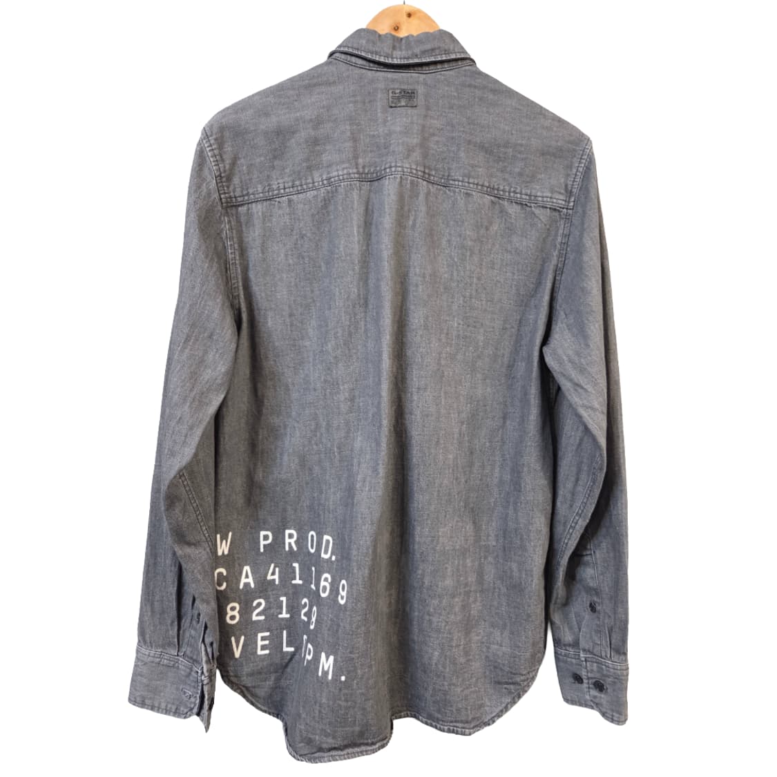 G-Star RAW 그레이 데님 셔츠(M) 상품이미지2