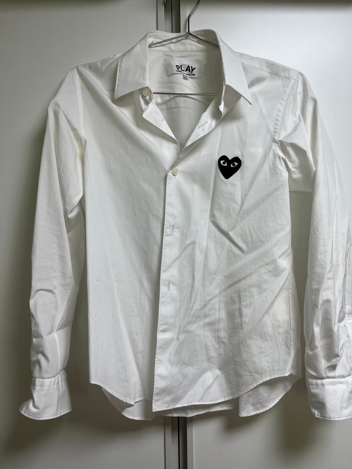 꼼데가르송 PLAY 흰색 셔츠 M (55) 상품이미지1