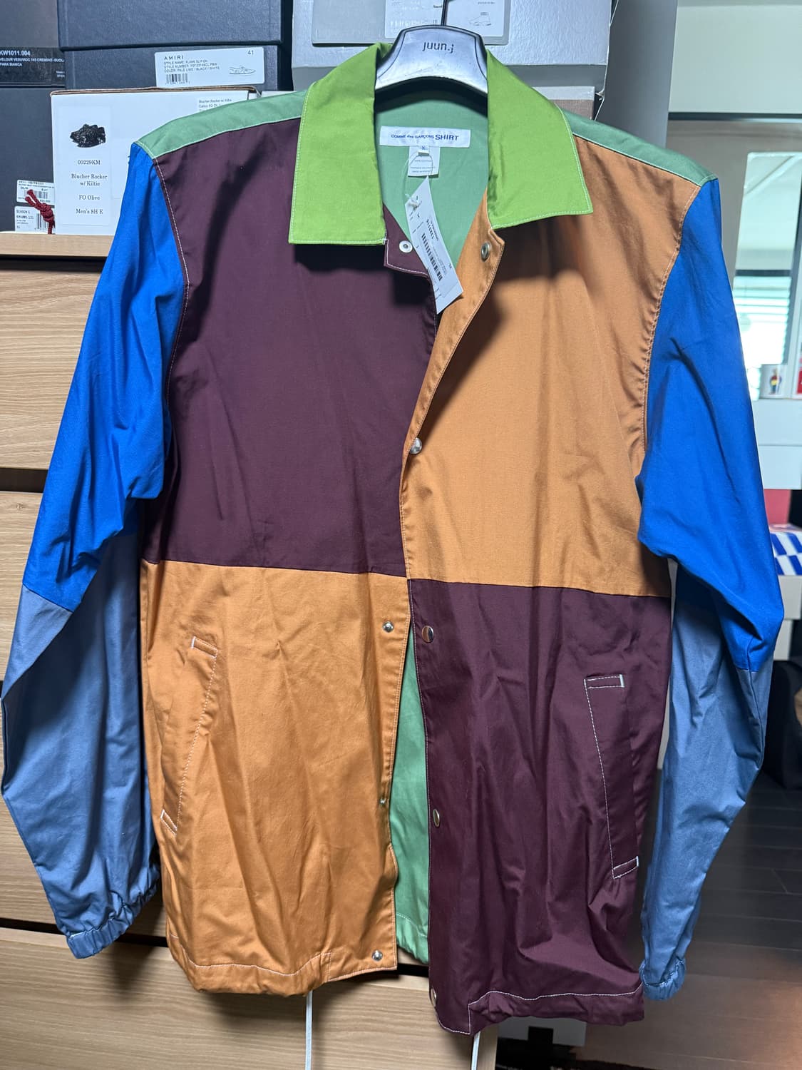 꼼대가르송 셔츠 라인의 코치 자켓 상품이미지1