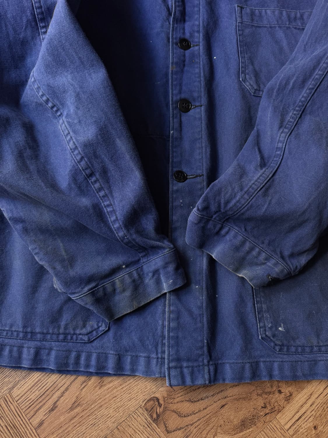 [L]90's 빈티지 페인팅 프렌치 워크자켓 상품이미지5