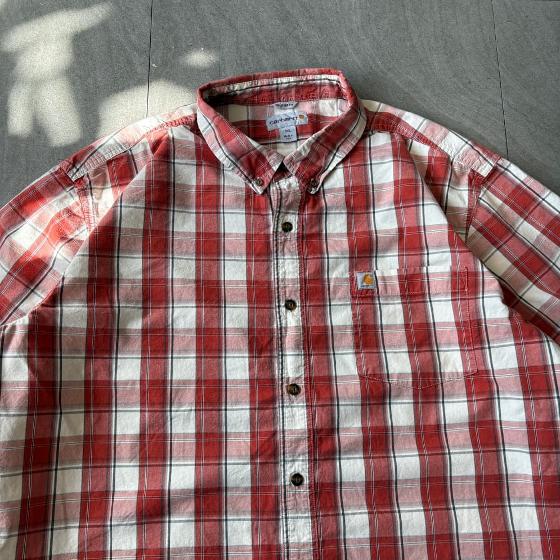 칼하트 오리지널 체크 긴팔 셔츠 상품이미지3