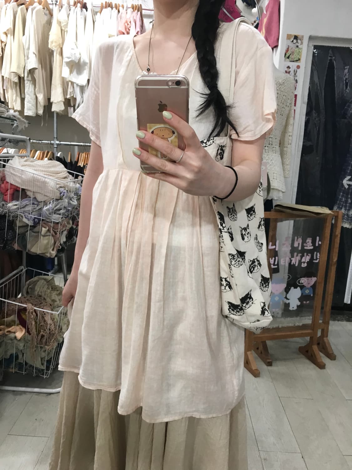 Chocol raffine sakura blouse 상품이미지3