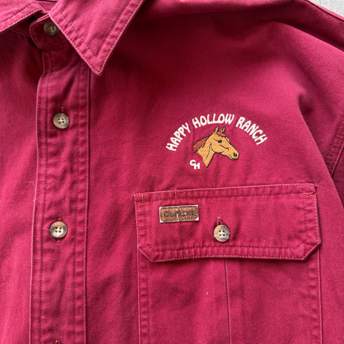 칼하트 포켓 워크 셔츠 상품이미지4