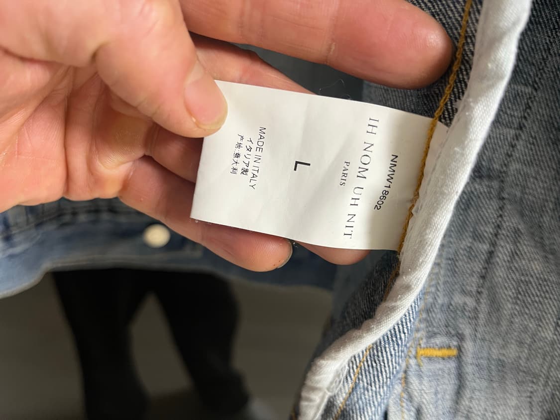 이놈어닛 데님 루즈핏 청자켓L 상품이미지5