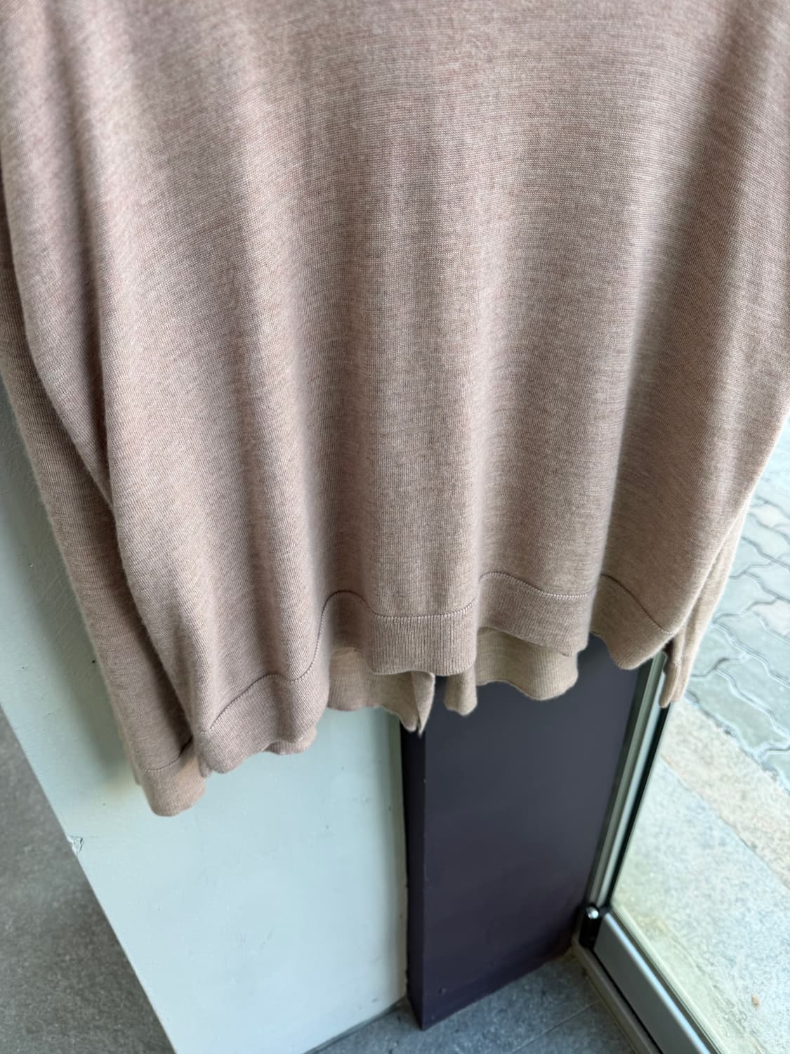 38/ 에르메스 캐시미어100% 라운드 니트 상품이미지4