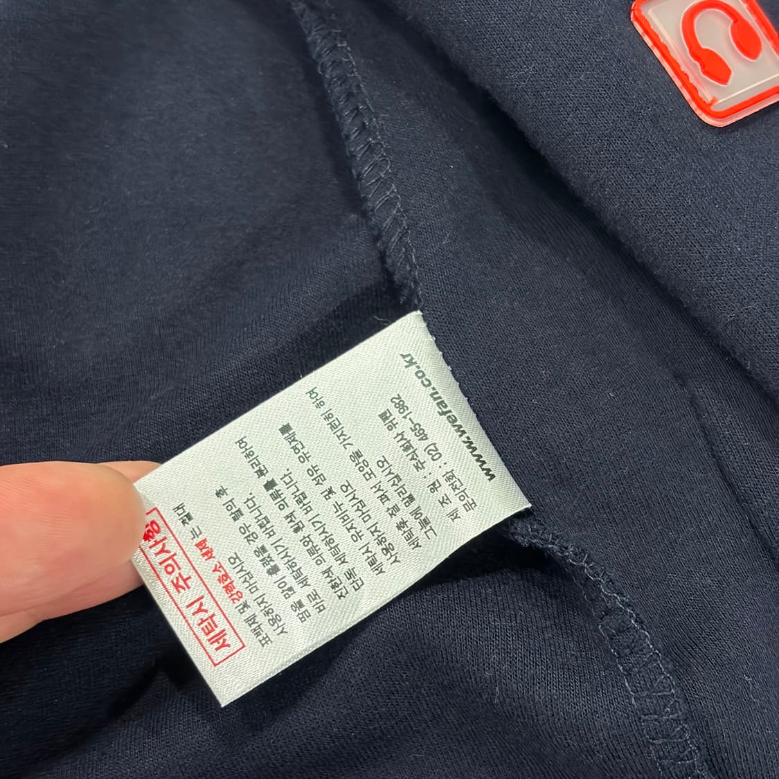 [S] 위팬 두산베어스 후드집업 블랙/화이트 야구 B661 상품이미지7