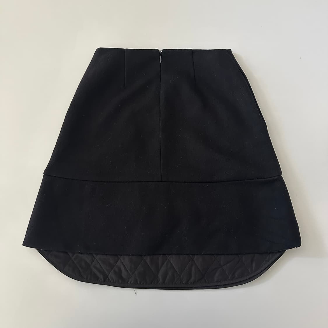 질샌더 jil sander navy 안감 퀼팅 스커트 상품이미지4