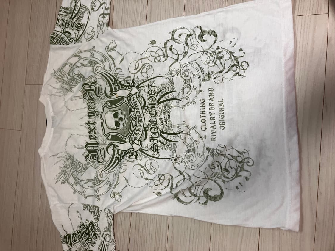 고스펑크 반팔티셔츠 해골 긱시크 빈티지 상품이미지3