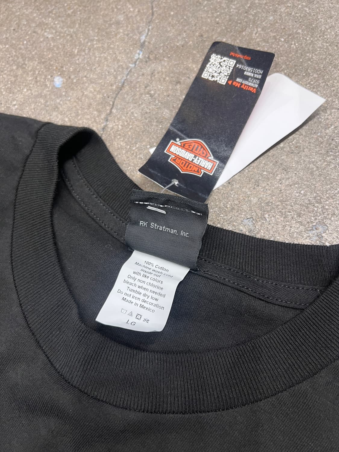 할리데이비슨 오번 반팔티셔츠 블랙 상품이미지5