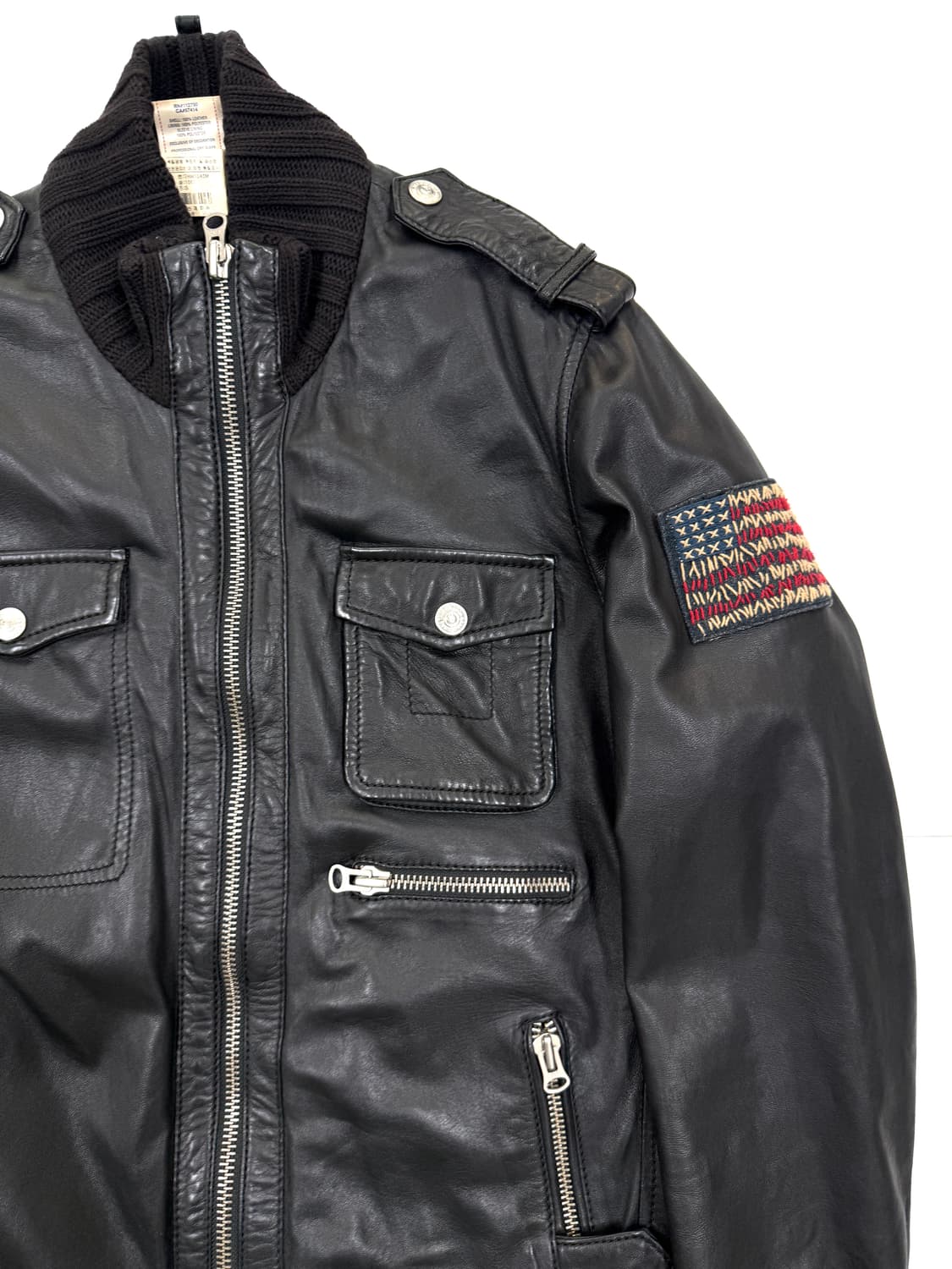 TRUE RELIGION 빈티지 레더 자켓 상품이미지5