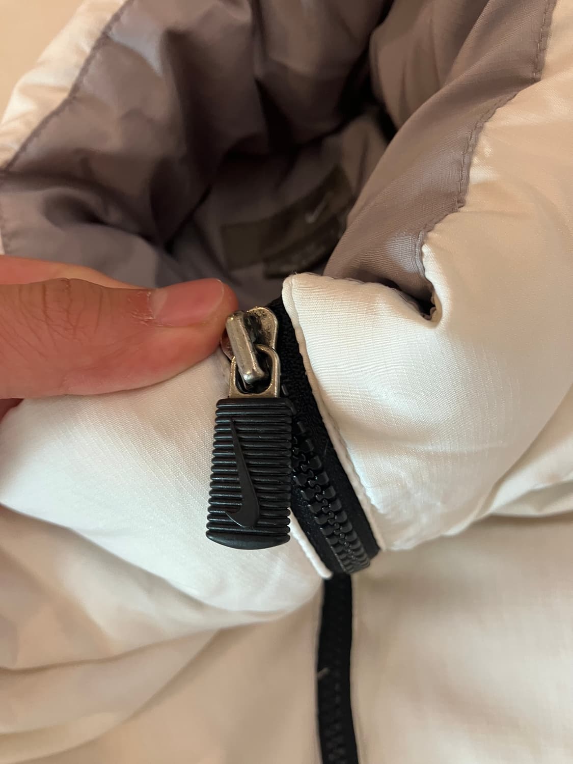 00s 나이키 뉴챔프 황금사이즈 화이트 다운 패딩 상품이미지3