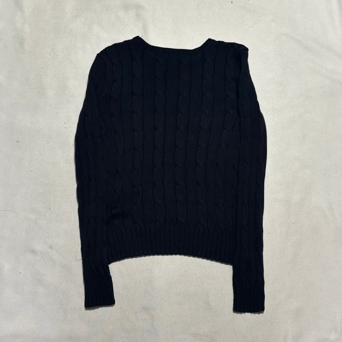 S 여성용 폴로랄프로렌 피마코튼 케이블니트 상품이미지3