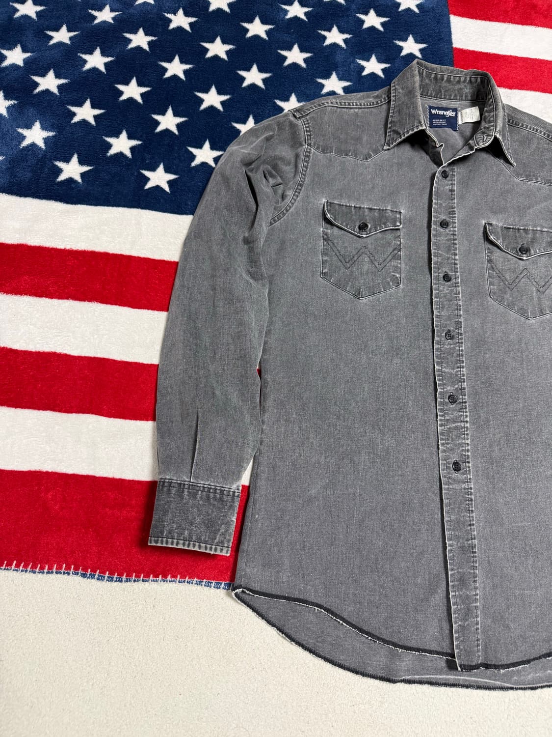 랭글러 웨스턴데님셔츠 Wrangler western denim shirt 상품이미지2