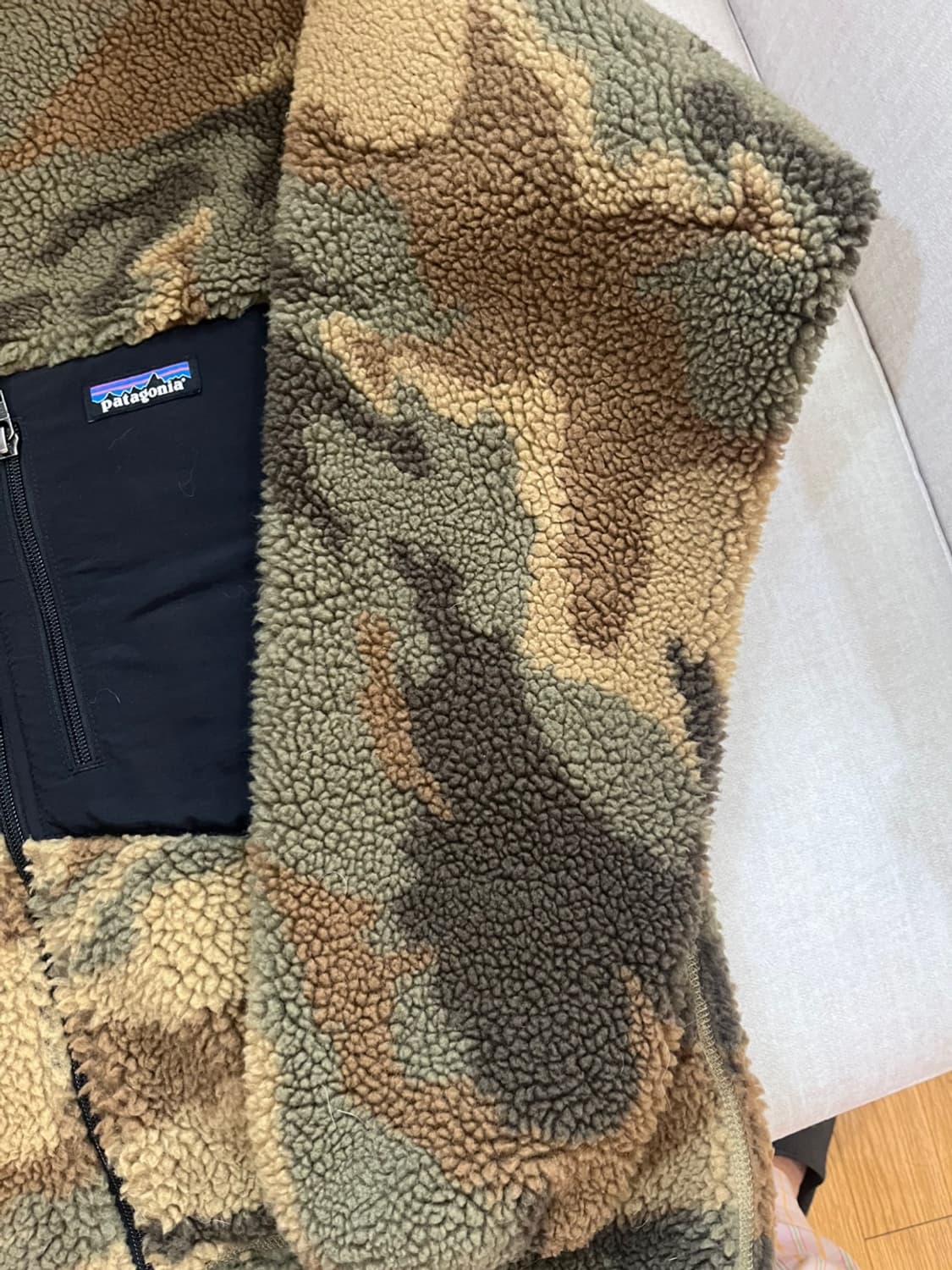 파타고니아 레트로 클래식 카모 플리스 자켓 양털 후리스 점퍼 상품이미지5