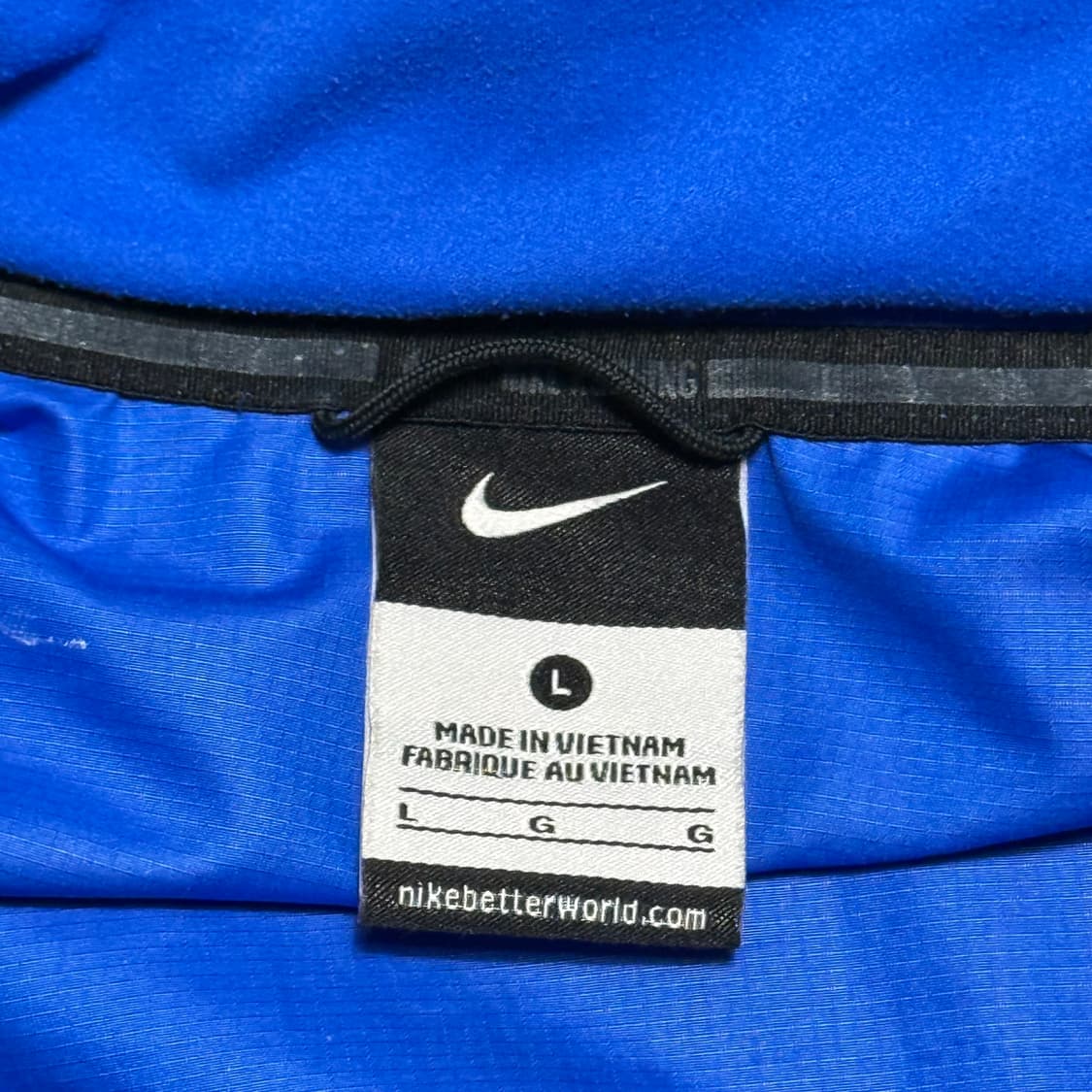 Nike 러닝 블루 네이비 배색 바람막이 상품이미지3