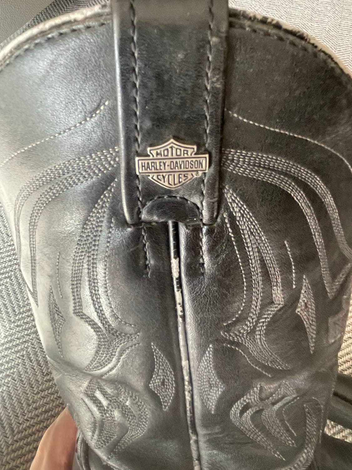 할리데이비슨 웨스턴 레더 부츠 상품이미지3