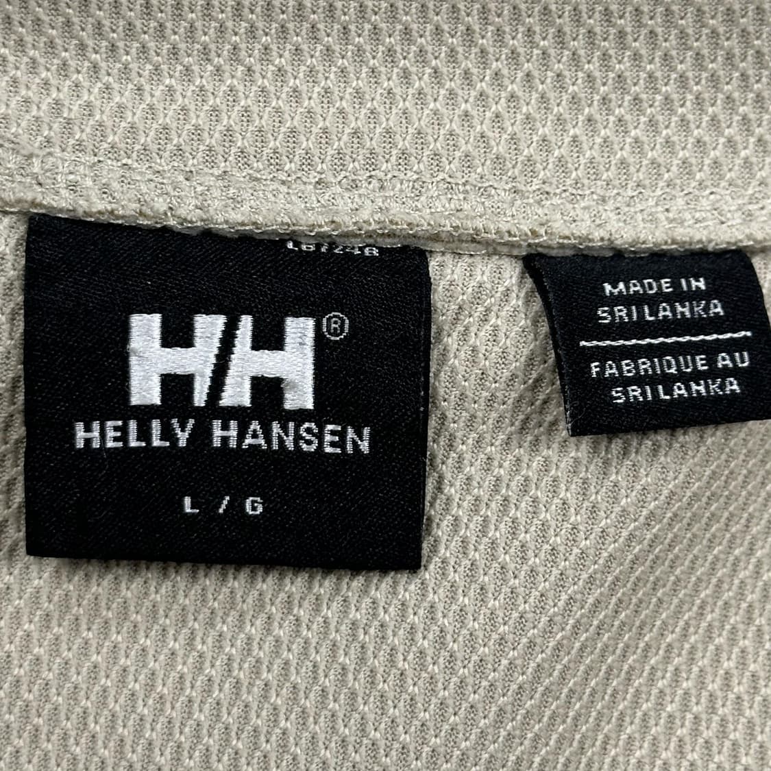 헬리한센 베이지 프린팅 후리스자켓 (L) 상품이미지5