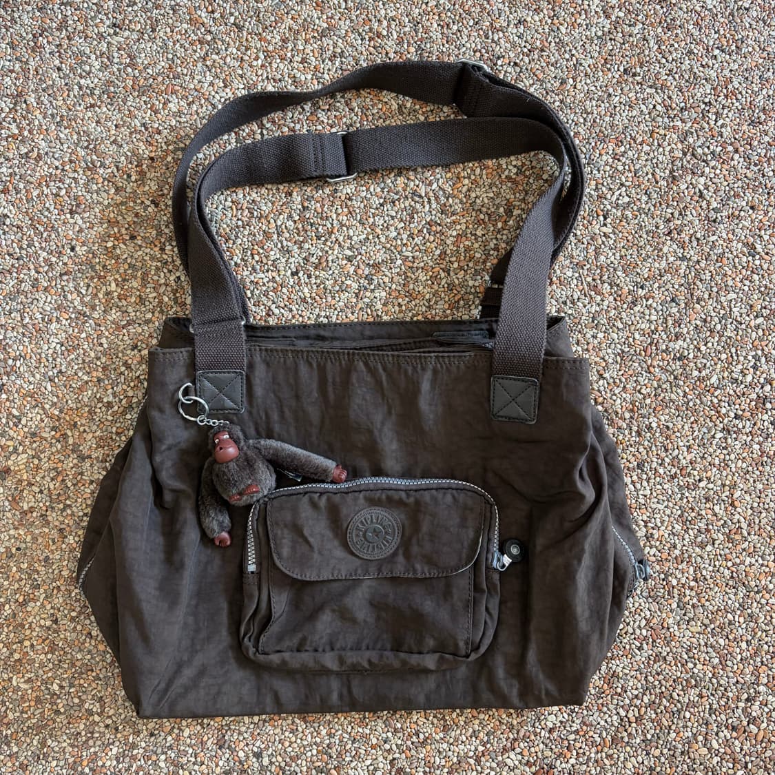 255. 키플링 브라운 보부상 토트백 상품이미지1