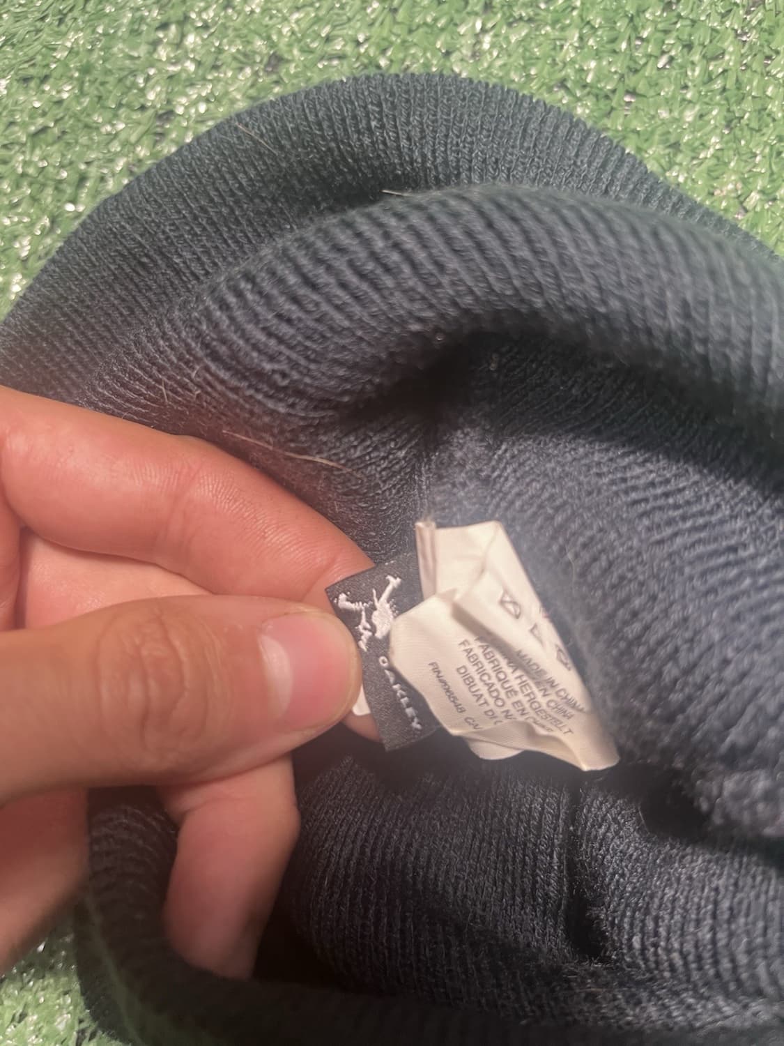 00s 오클리 로고 비니 블랙 상품이미지3