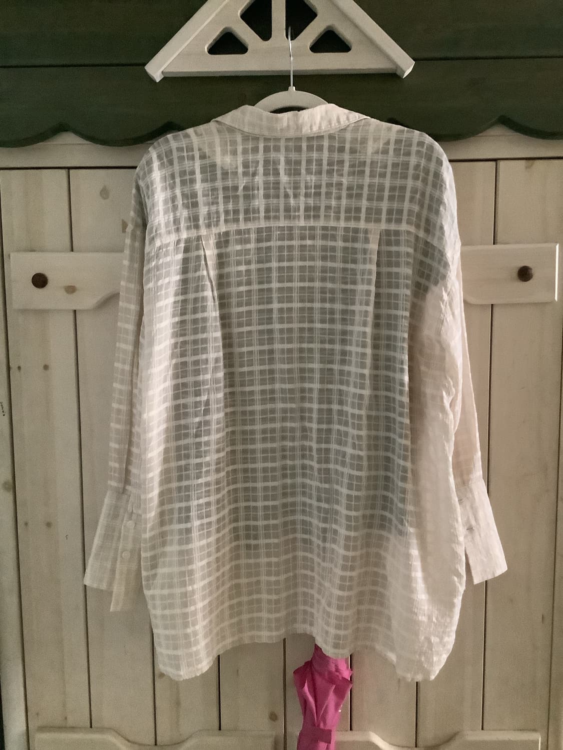 Checkered shirt, short-sleeved shirt, 🎁 상품이미지2