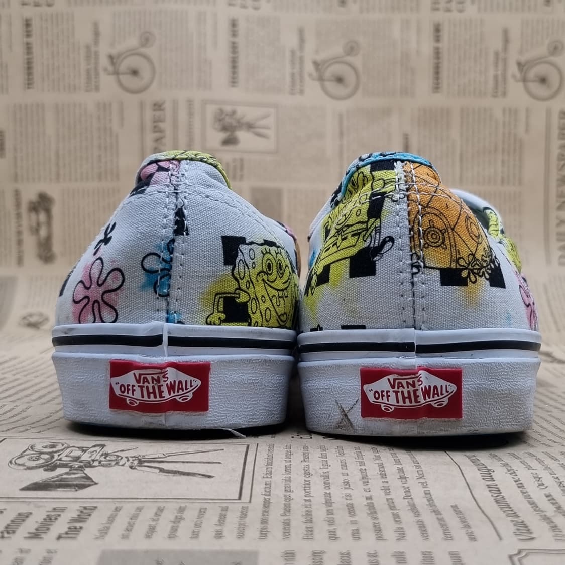 반스 어센틱스폰지밥  스니커즈290 상품이미지4