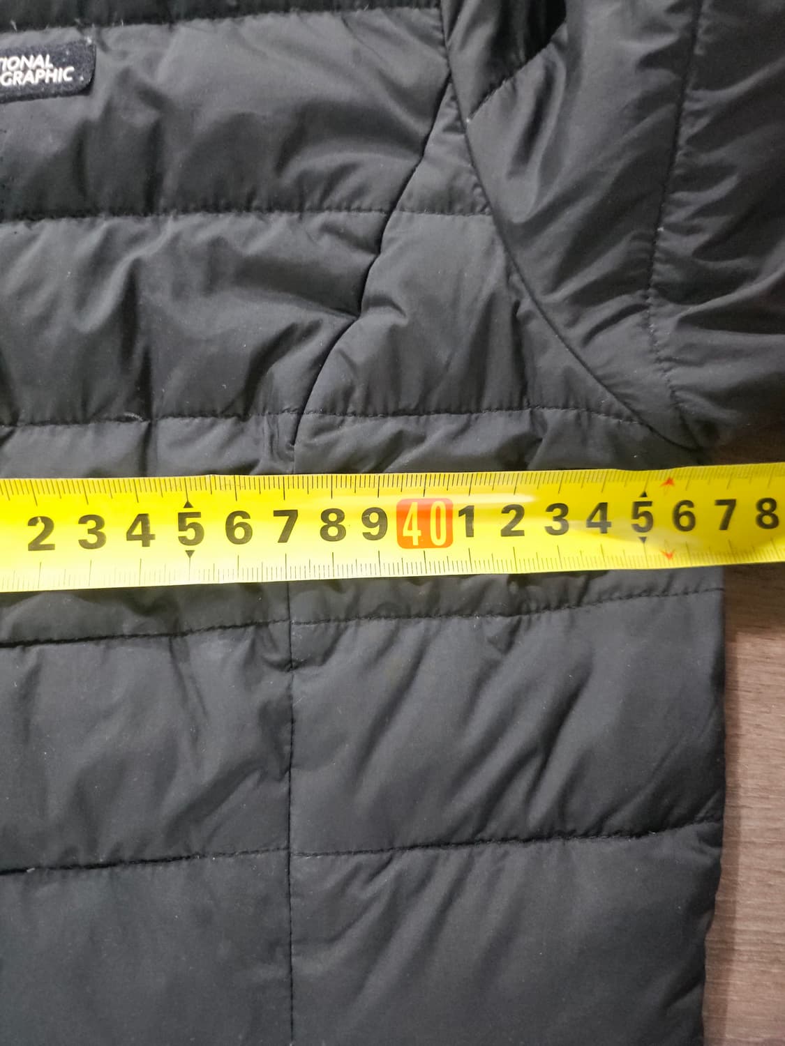 내셔널 지오그래픽 구스다운 블랙 경량패딩 S 상품이미지8