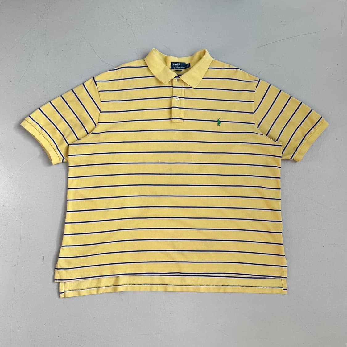폴로 빅사이즈 포니 스트라이프 PK 카라 반팔 티셔츠 상품이미지2
